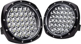 Autotek 7-Inch Off Road Round LED Lights (Pair of 2, Black) - 160W (80W Each), 14,000 Lumen (7,000 Each)