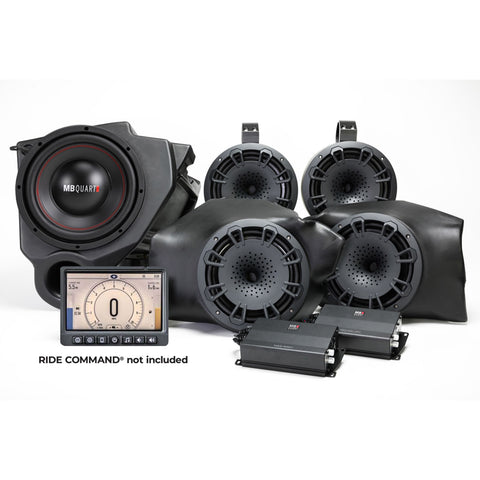 MBQR-STG5-RC-1 800-watt STAGE 5 Polaris RZR Tuned System designed for RIDE COMMAND